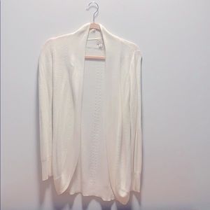 NWOT white cardigan (never worn)